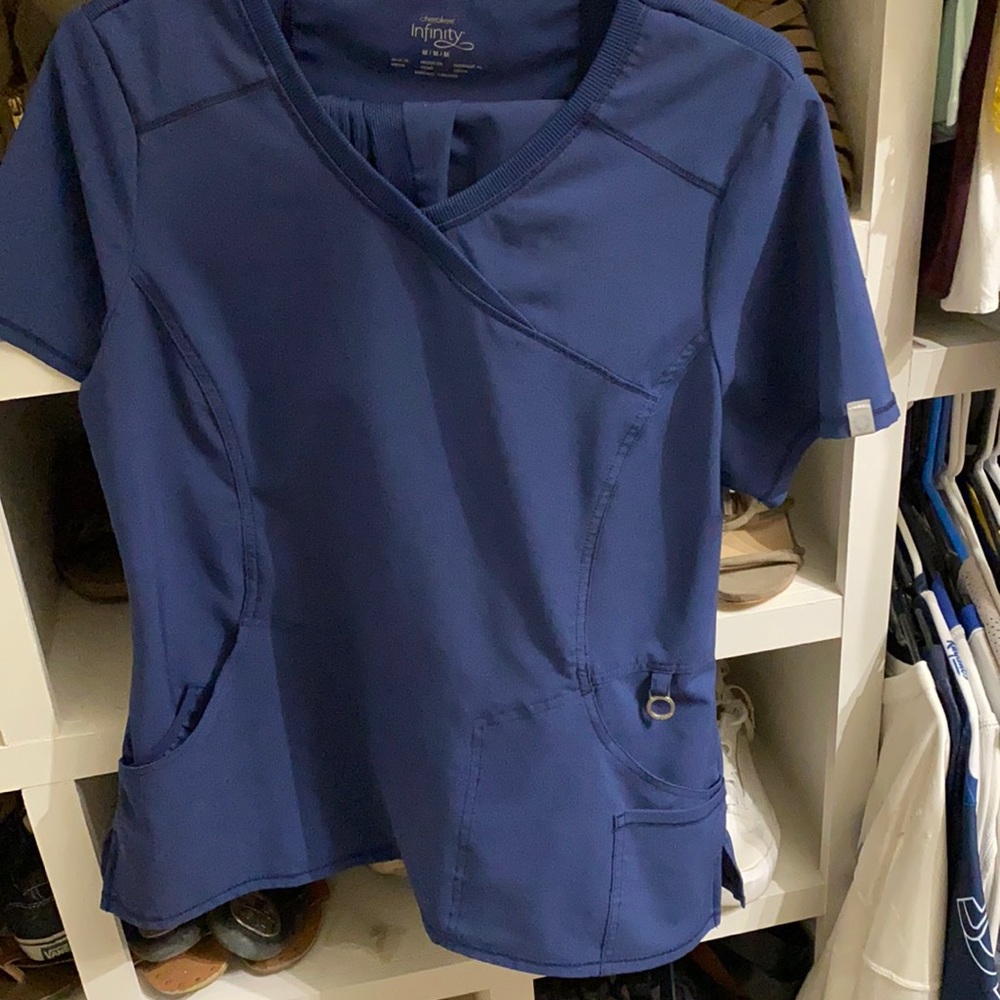 Medium navy scrub set by Cherokee